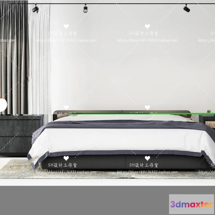 1129190 - Bed - 3D Models - 1730