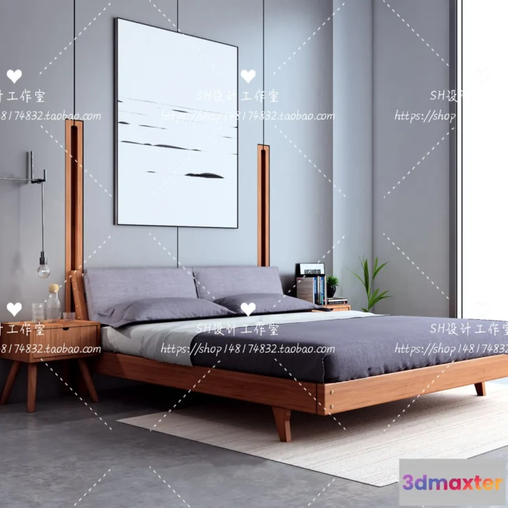 1129246 - Bed - 3D Models - 1758