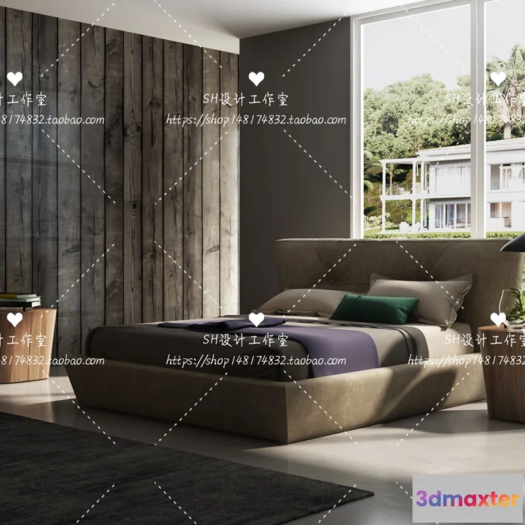 1129248 - Bed - 3D Models - 1759