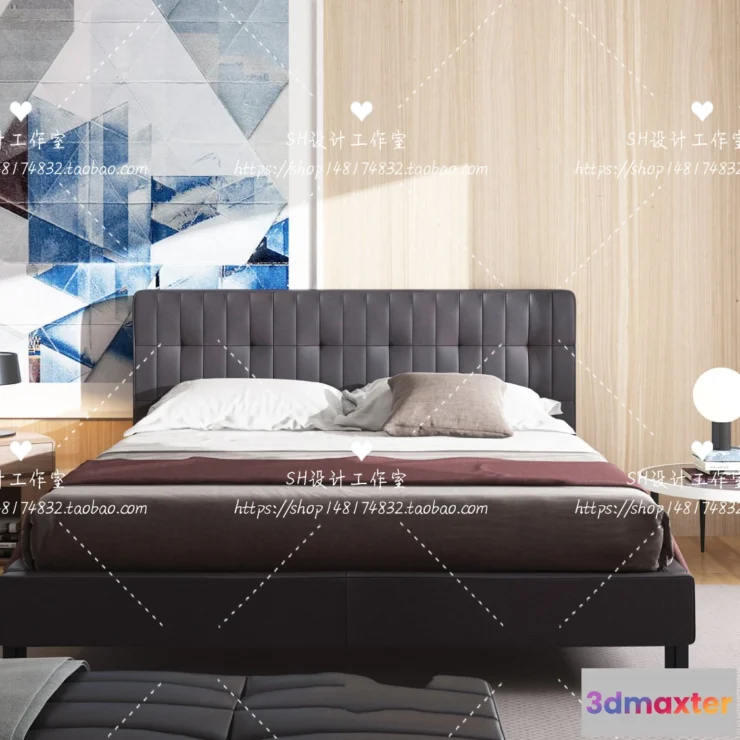 1129264 - Bed - 3D Models - 1767