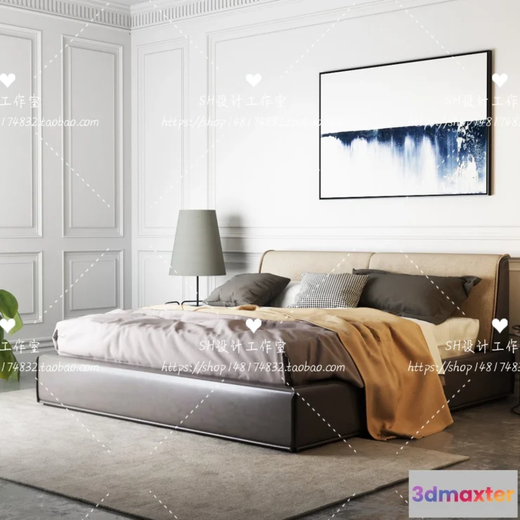 1129268 - Bed - 3D Models - 1769