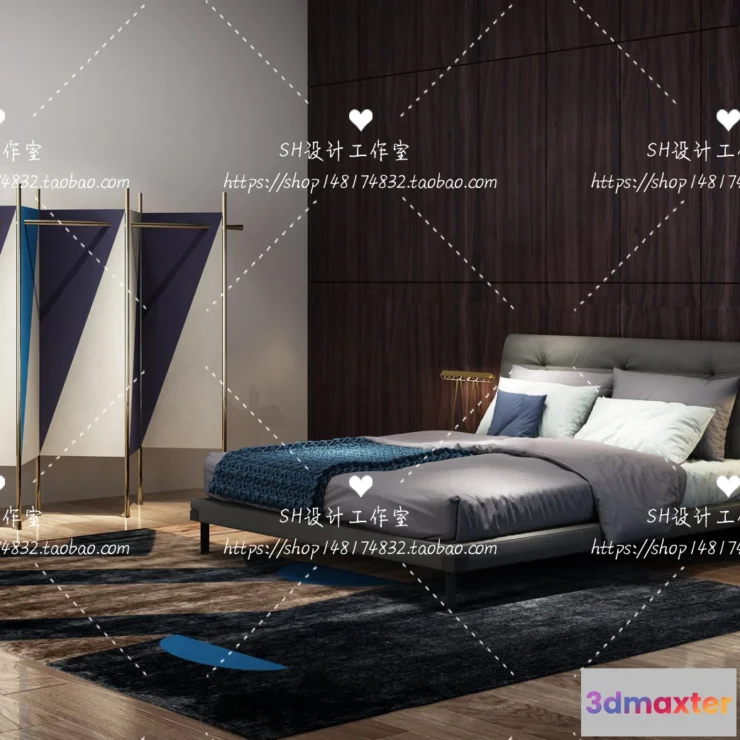 1129272 - Bed - 3D Models - 1771