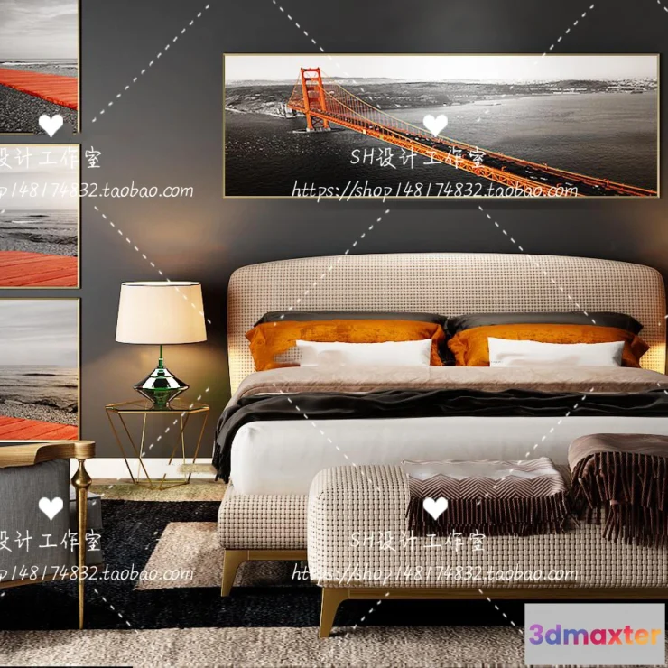 1129274 - Bed - 3D Models - 1772