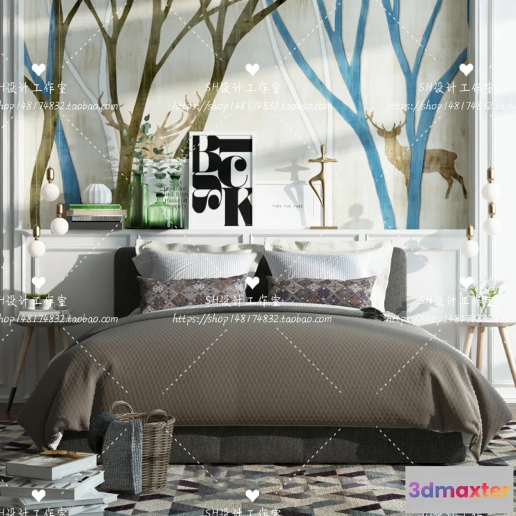 1129276 - Bed - 3D Models - 1773