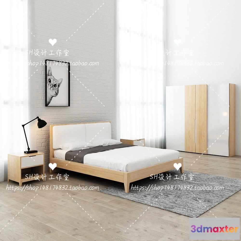 1129278 - Bed - 3D Models - 1774