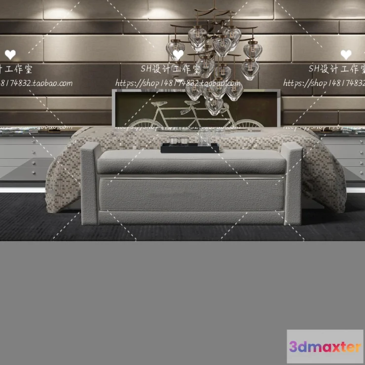 1129326 - Bed - 3D Models - 1798