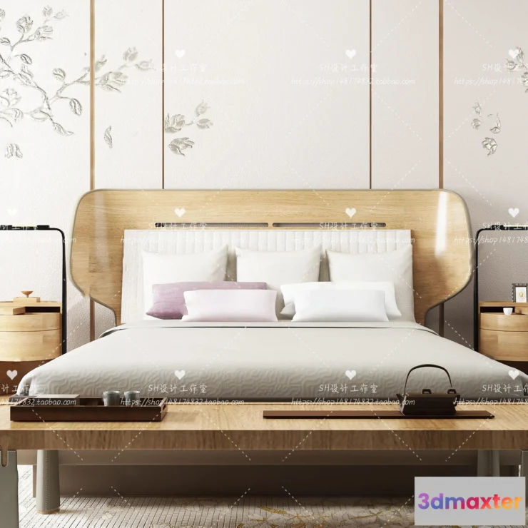 1129364 - Bed - 3D Models - 1817