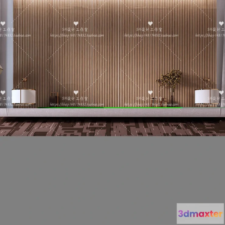 1129366 - Bed - 3D Models - 1818