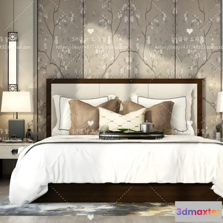 1129378 - Bed - 3D Models - 1824