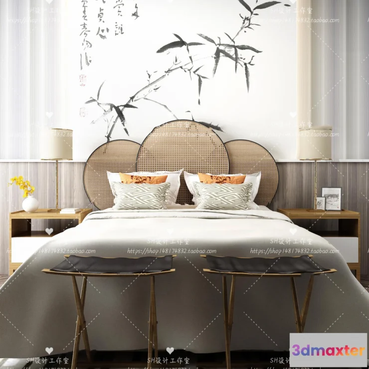 1129414 - Bed - 3D Models - 1842