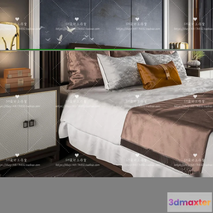 1129444 - Bed - 3D Models - 1857