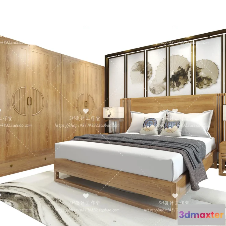 1129452 - Bed - 3D Models - 1861