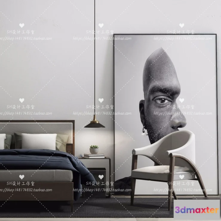 1129464 - Bed - 3D Models - 1867