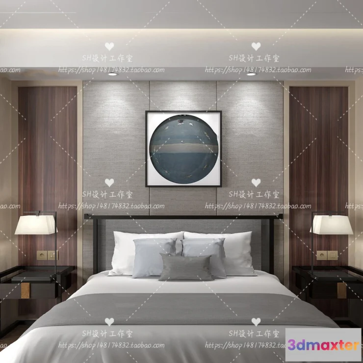 1129476 - Bed - 3D Models - 1873