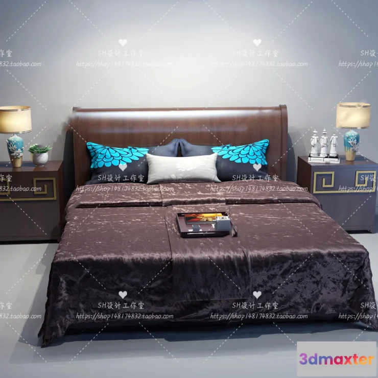 1129488 - Bed - 3D Models - 1879