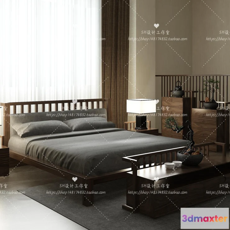 1129492 - Bed - 3D Models - 1881