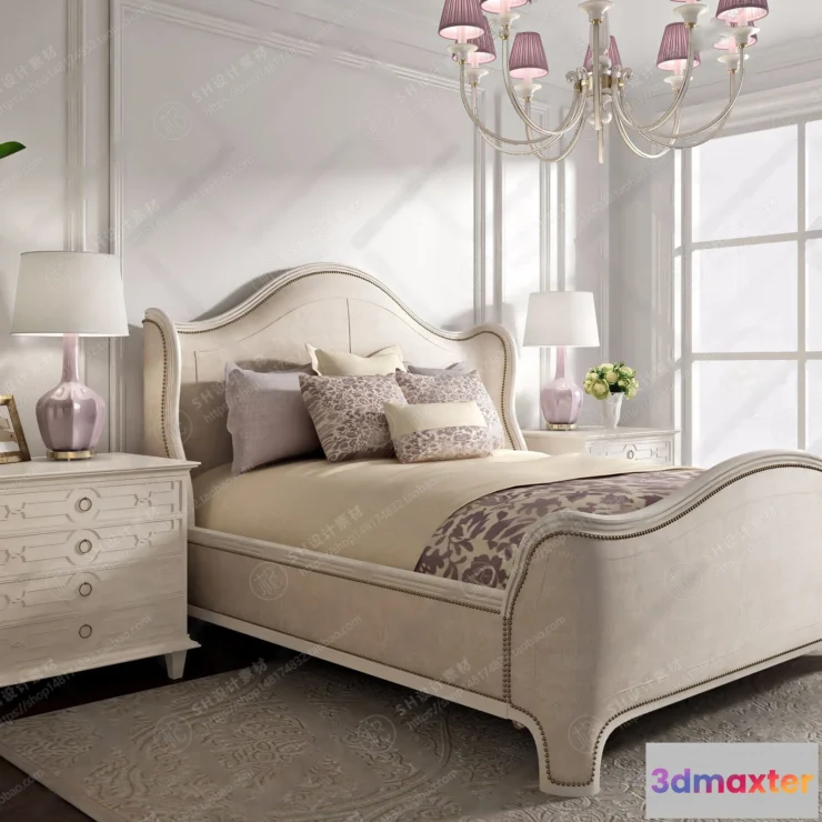 1129500 - Bed - 3D Models - 1885