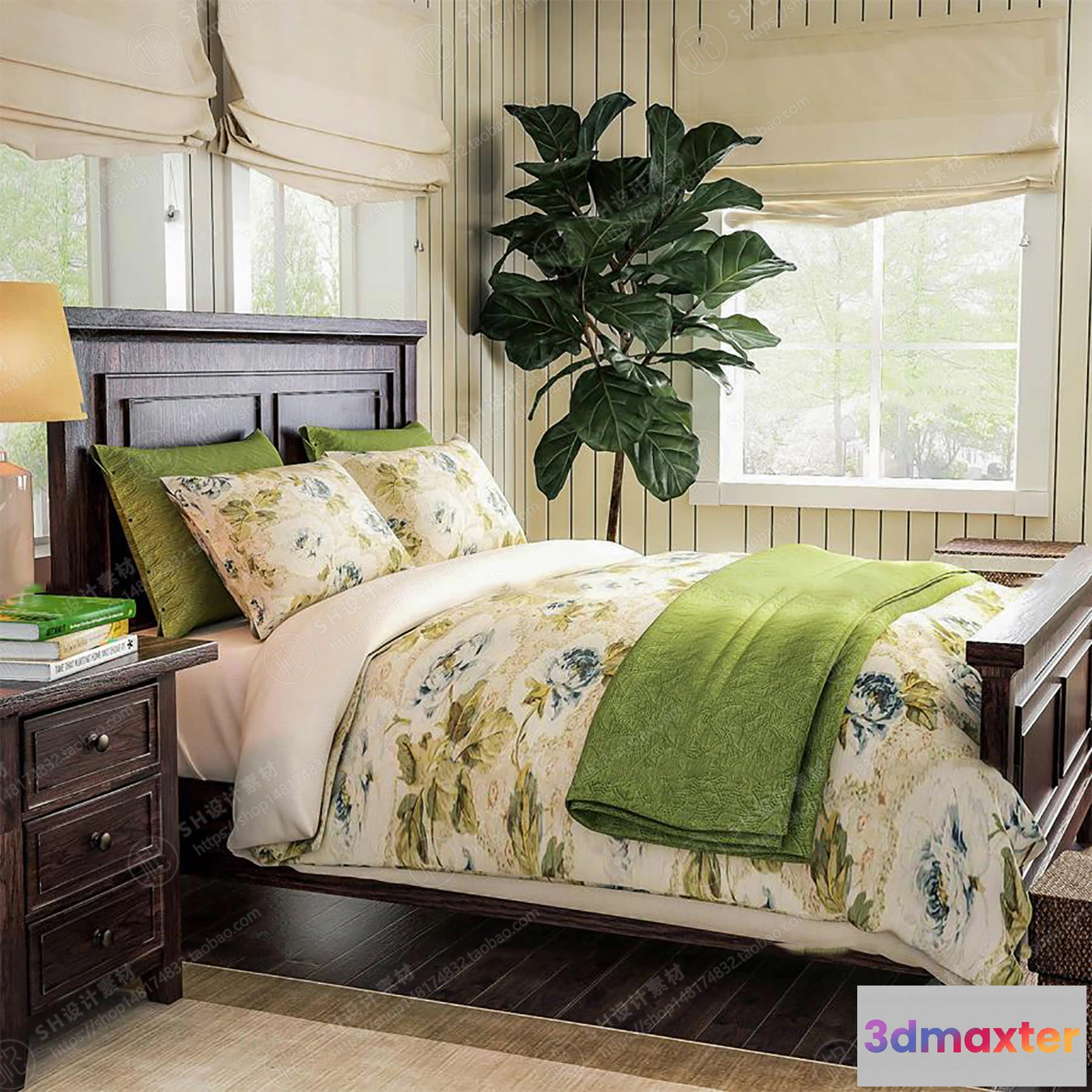 1129510 - Bed - 3D Models - 1890