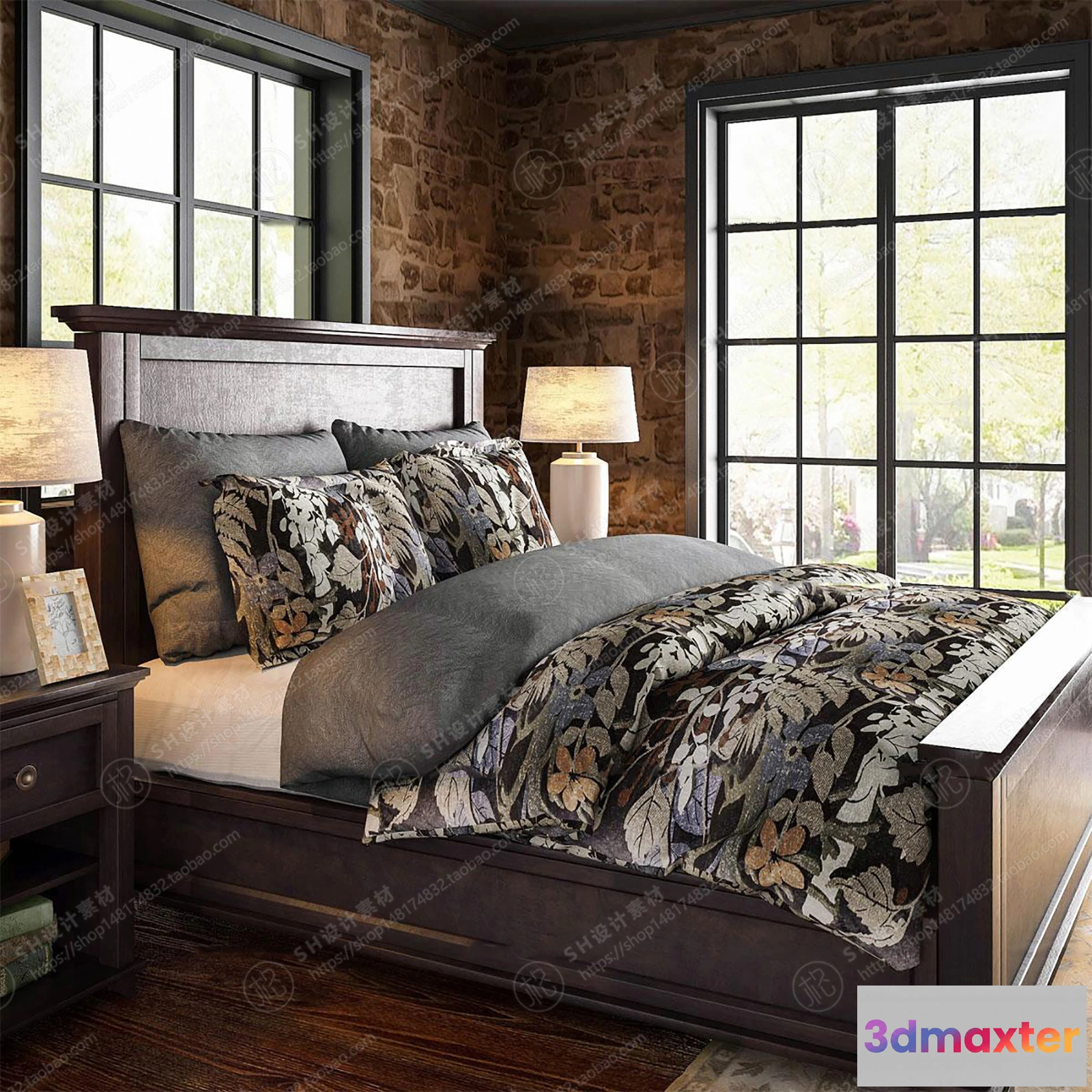 1129518 - Bed - 3D Models - 1894