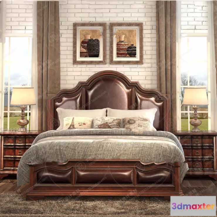 1129522 - Bed - 3D Models - 1896