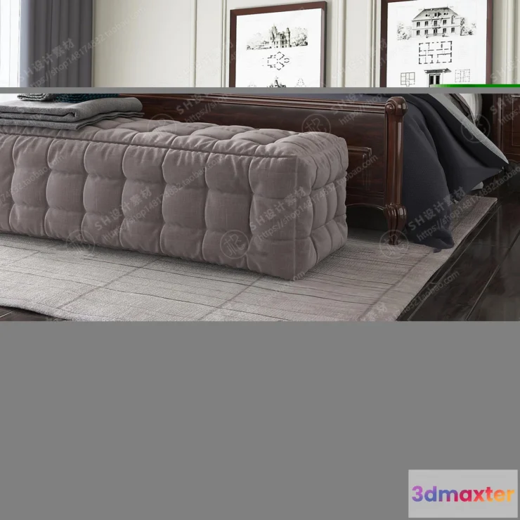 1129536 - Bed - 3D Models - 1903