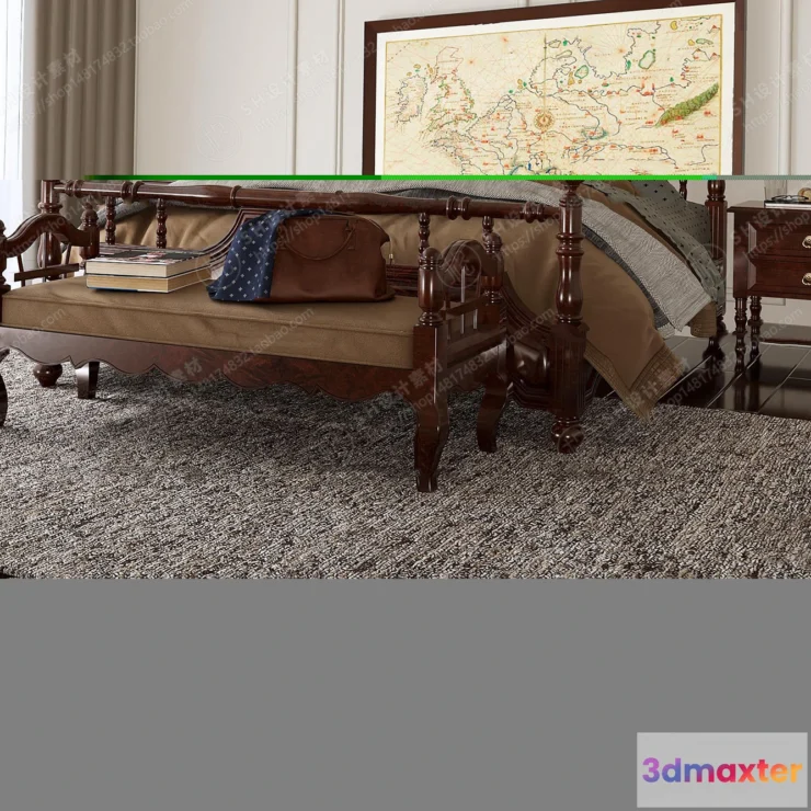 1129538 - Bed - 3D Models - 1904