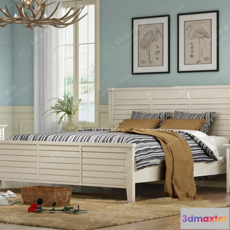 1129566 - Bed - 3D Models - 1918