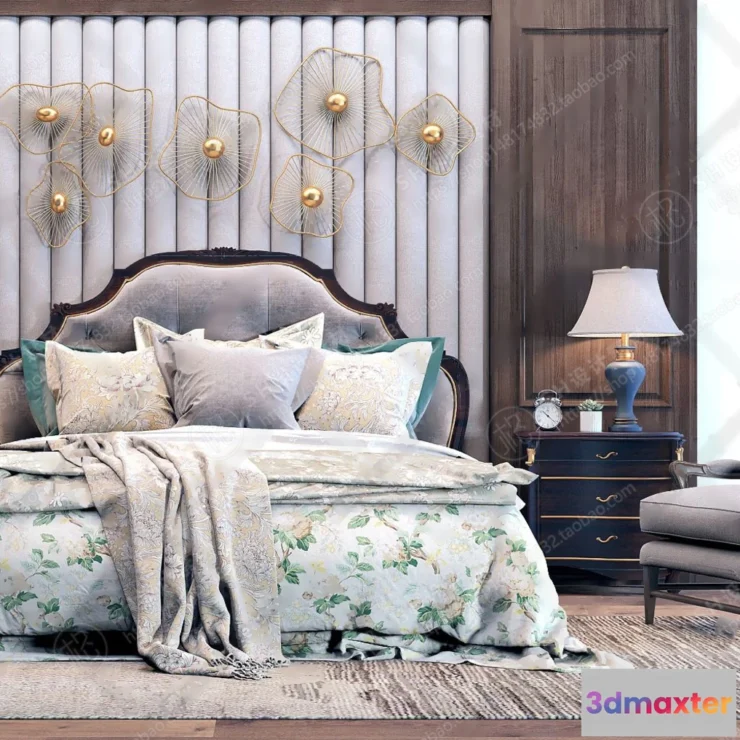 1129568 - Bed - 3D Models - 1919