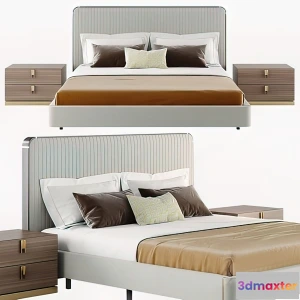 1222102 - Bed 3D Download - Modern Style - 001