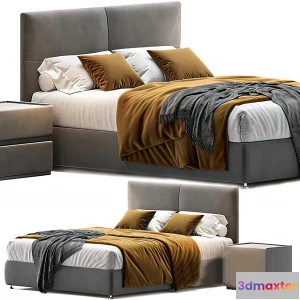 1222130 - Bed 3D Download - Modern Style - 015