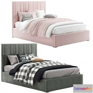 1222136 - Bed 3D Download - Modern Style - 018