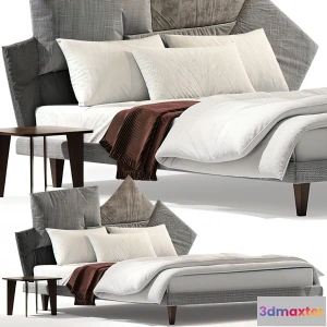 1222144 - Bed 3D Download - Modern Style - 022