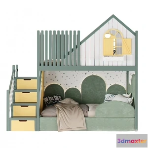 1222178 - Bed 3D Download - Modern Style - 039