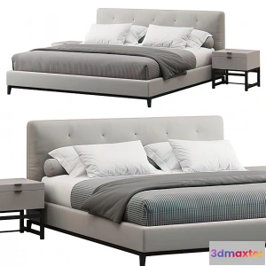 1222192 - Bed 3D Download - Modern Style - 046