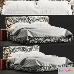 1222196 - Bed 3D Download - Modern Style - 048