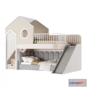 1264008 - Bed 3D Download - Modern Style - 044