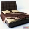 1269085 - bed with linens 3D Max