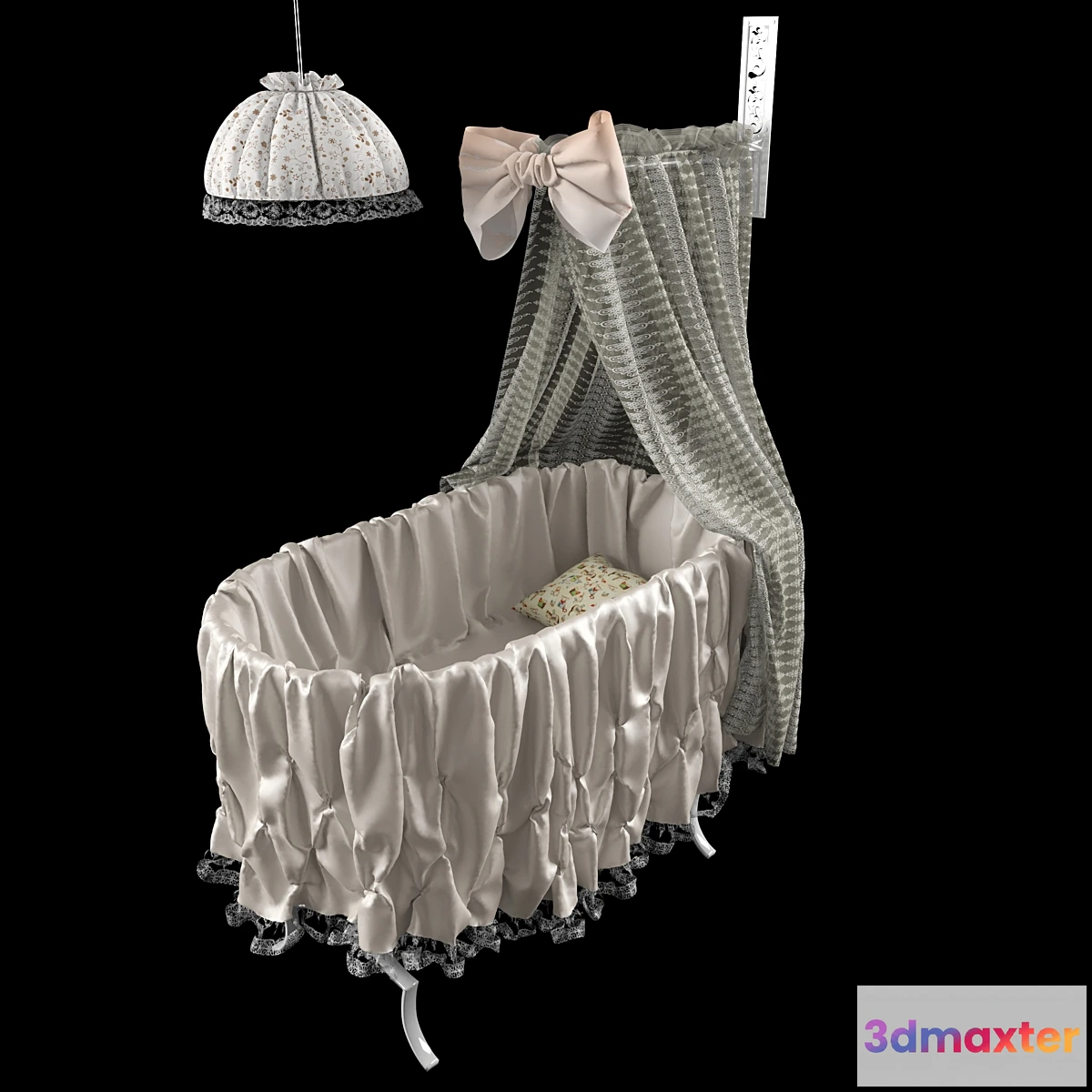 1272460 - baby cradle 3D Max