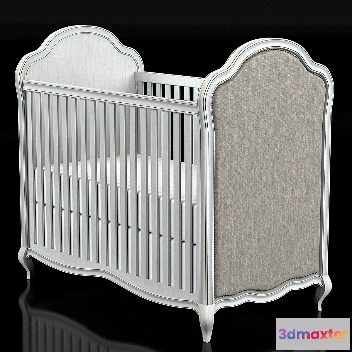 1273030 - Restoration Hardware Marceline Crib 3D Max