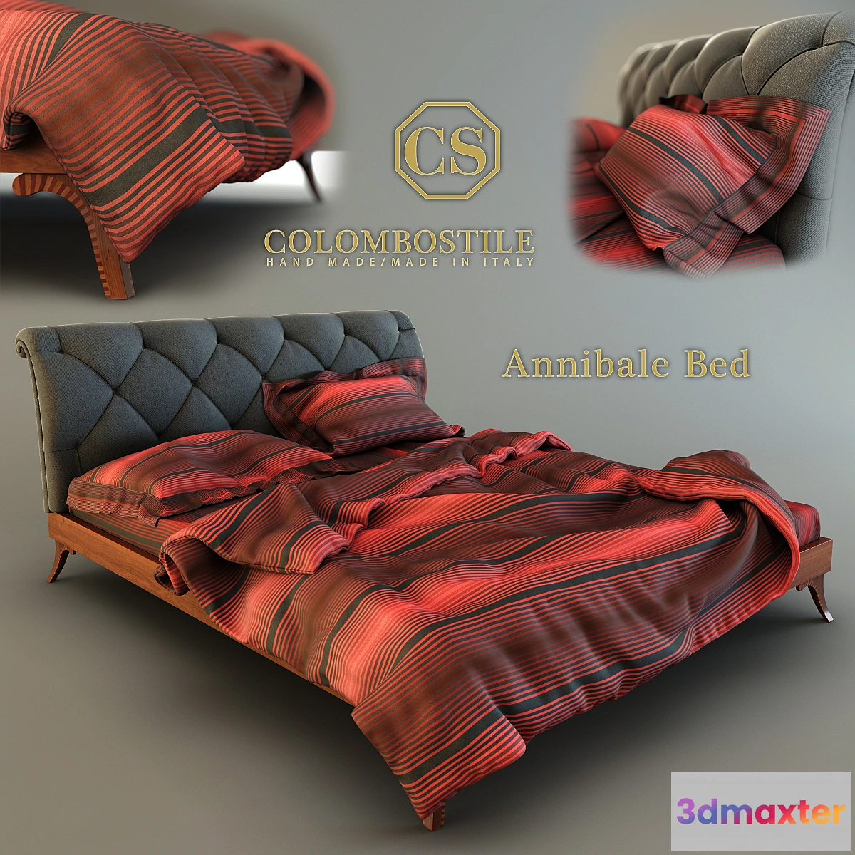 1273922 - Annibale Bed 3D Max