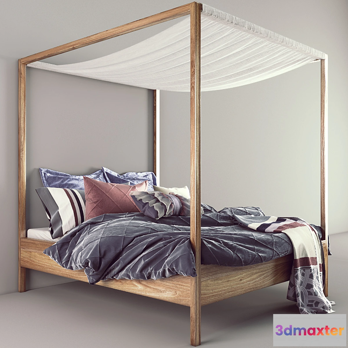 1278136 - oustora bed 3D Max