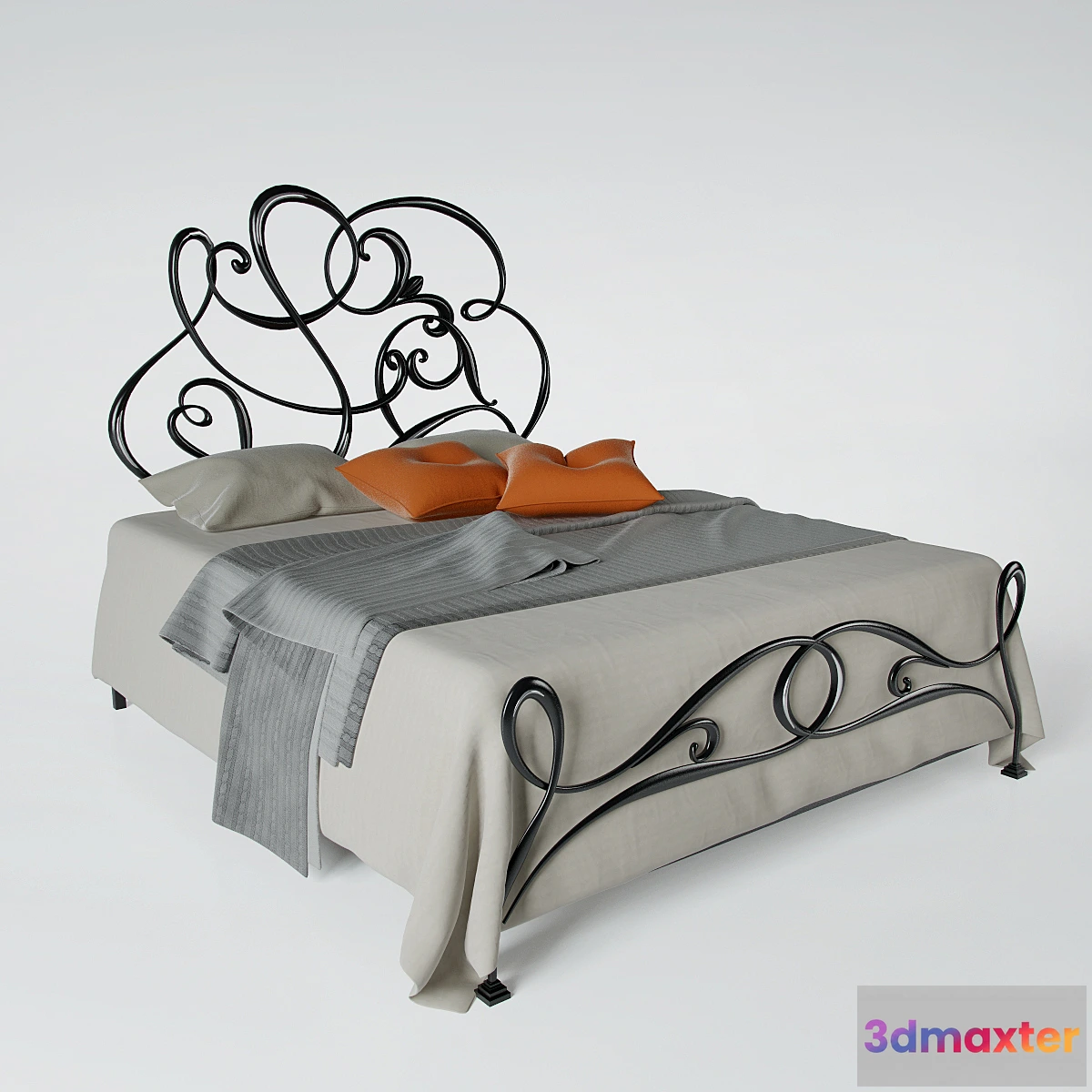 1281924 - Romantic bed - No.2 3D Max
