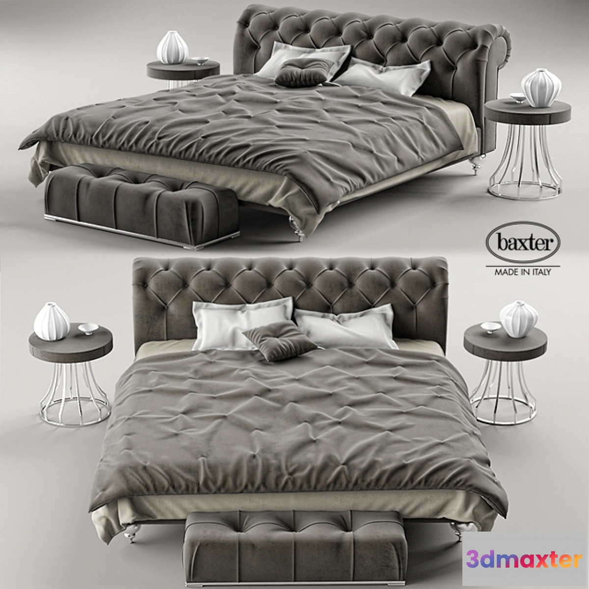 1285240 - BAXTER CASPER BED 3D Max