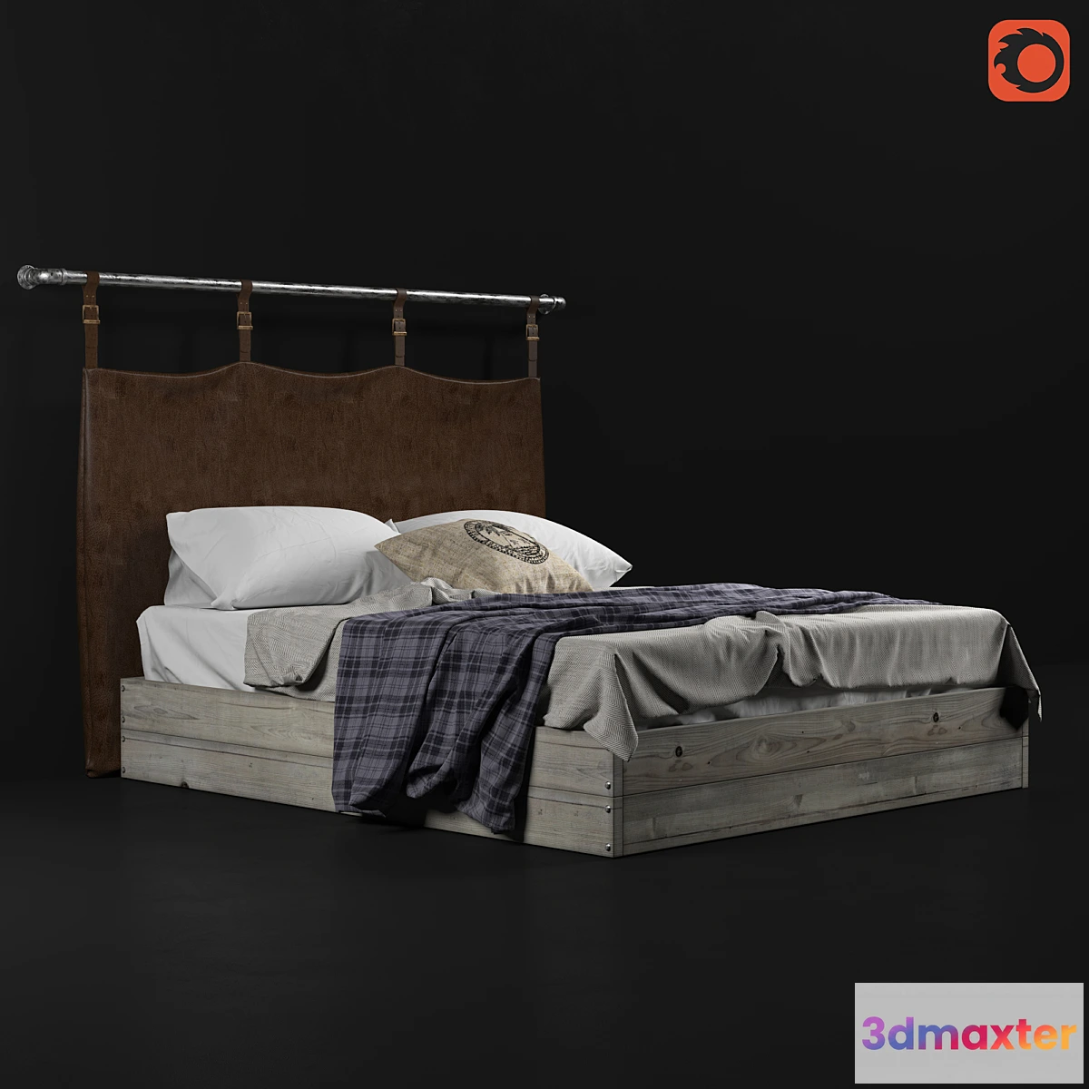 1286264 - The bed in the loft 3D Max