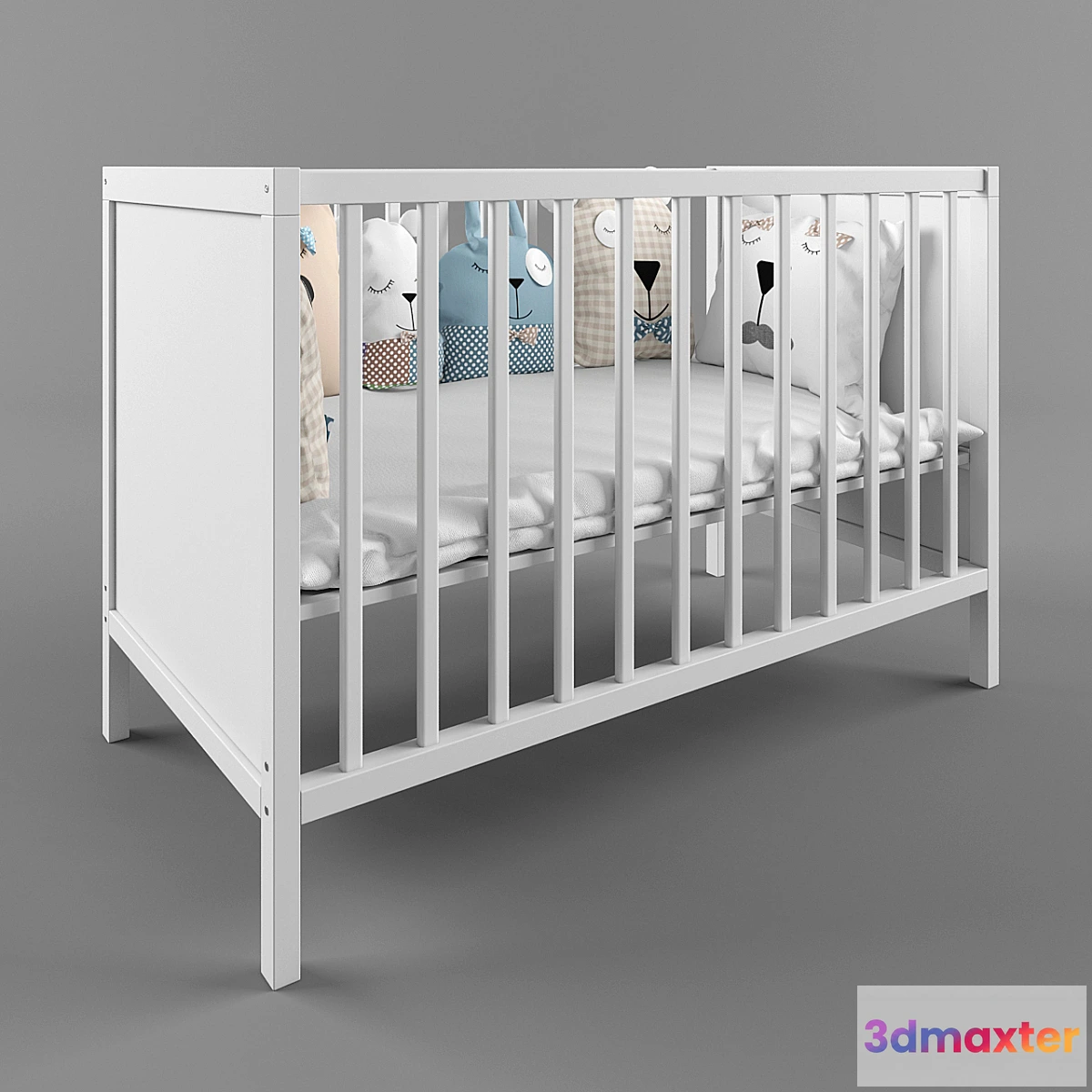 1287750 - Ikea Sundvik baby bed 3D Max