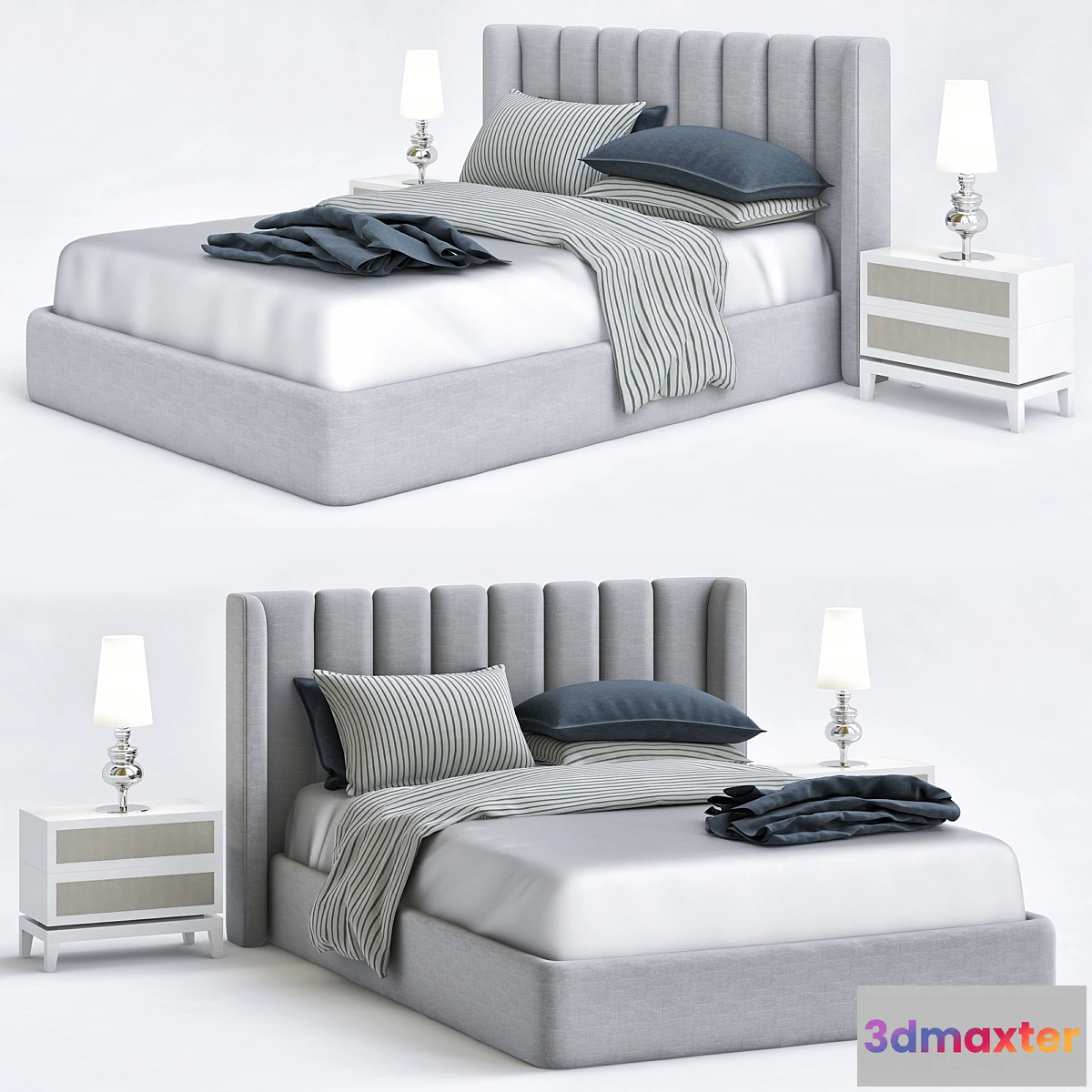 1289474 - Mitchell gold bob williams bedroom 3D Max