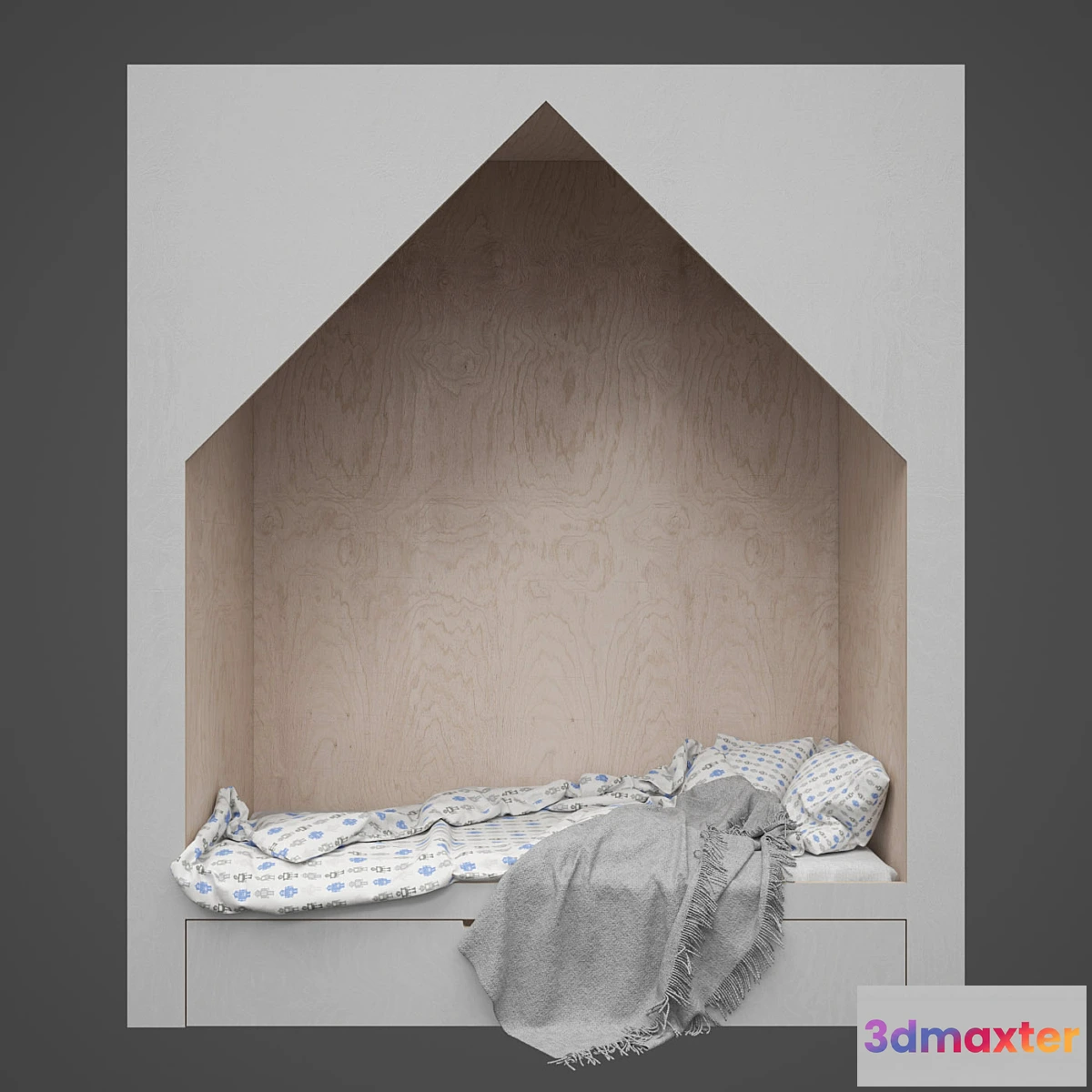 1289986 - child room design - bed 3D Max