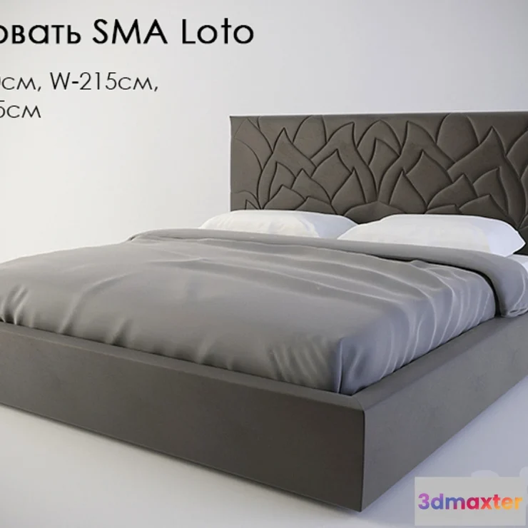 1290004 - bed SMA Loto 3D Max