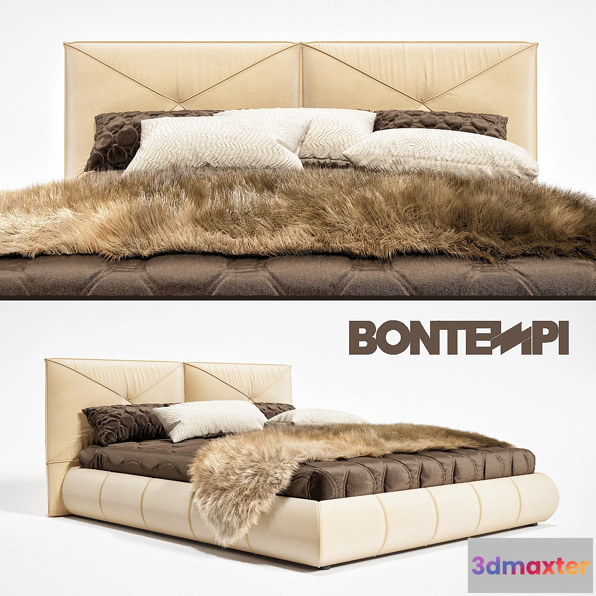 1290209 - Bed Catun Bontempi - No.2 3D Max