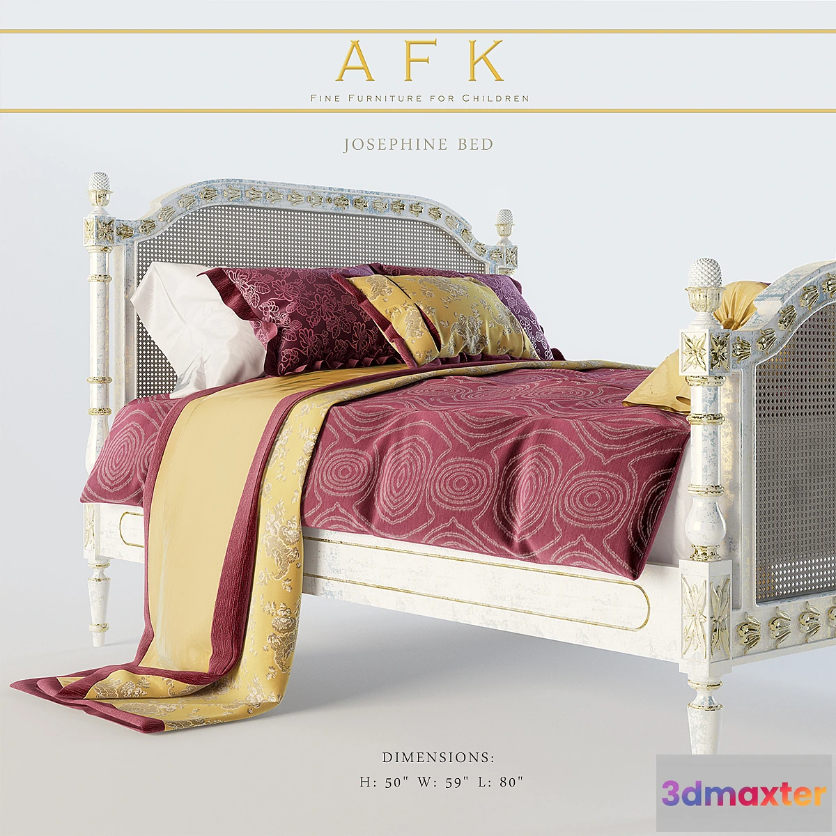 1290383 - AFK_Josephine Bed 3D Max